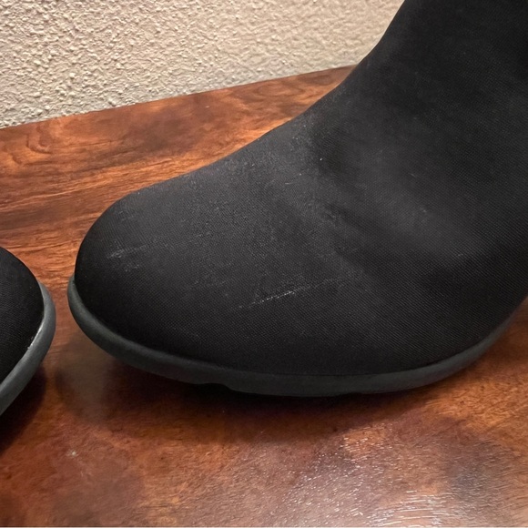 Black Anne Klein Ankle Boots Size 10 - Picture 8 of 16